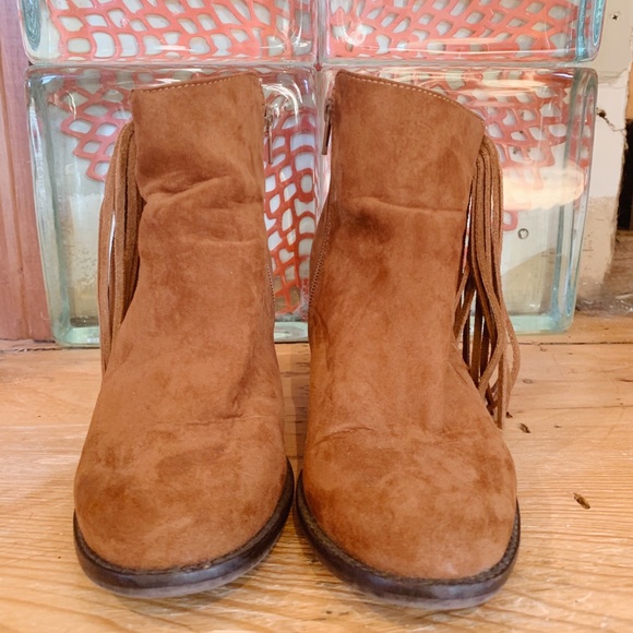 Tassel Faux Suede Booties - Picture 4 of 4